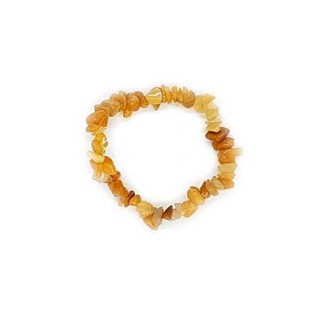 Schmales Aventurin Gelb Armband